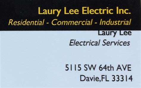 LAURY LEE ELECTRIC 